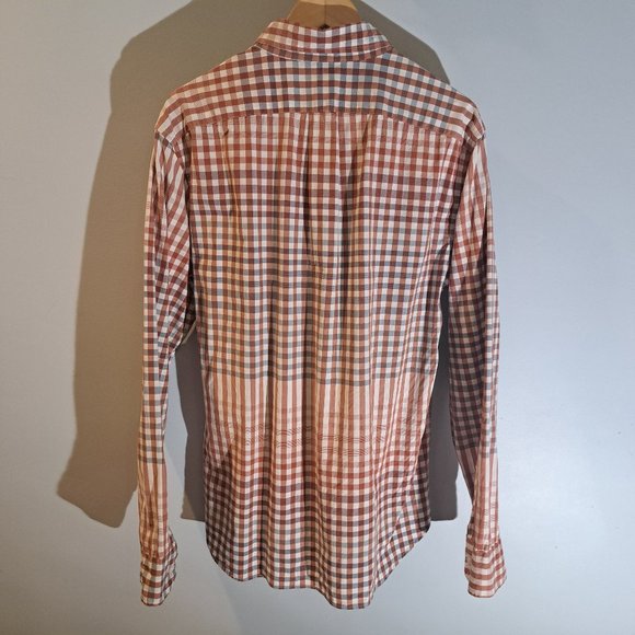 J. Crew Men's Large Slim Fit Stretch 98% Organic Cotton Shirt Style AI902 - Picture 4 of 15